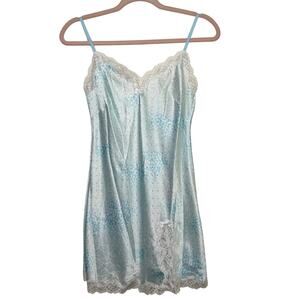 XS Victorias Secret I Do Slip Dress Satin Leopard Glitter Dots Lace Y2K Bride